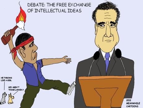 cartoon Romney